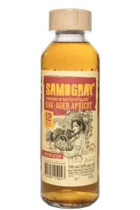 Водка Самограй Выдержанный Абрикос  0.7 л