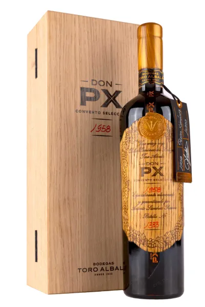 Херес Don PX Convento Seleccion in wooden box 1958 0.75 л