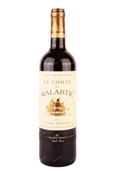 Вино Le Comte de Malartic Pessac-Leognan  0.75 л