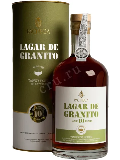 Портвейн Pacheca Lagar De Granito 10 Years Old in tube 2014 0.75 л