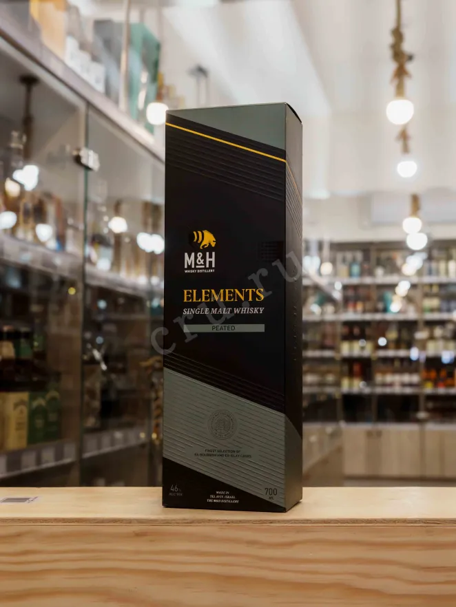В магазине Крю Профи M&H Elements Peated 0.7 л