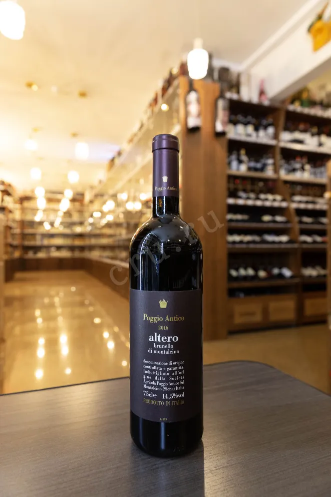 В магазине Крю Профи Poggio Antico Altero Brunello di Montalcino Reserva 2016 0.75 л
