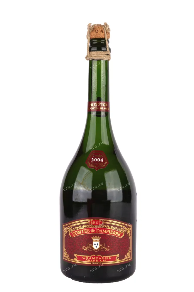 Бутылка Comte Audoin de Dampierre Cuvee Prestige Blanc de Blancs gift box 2004 0.75 л