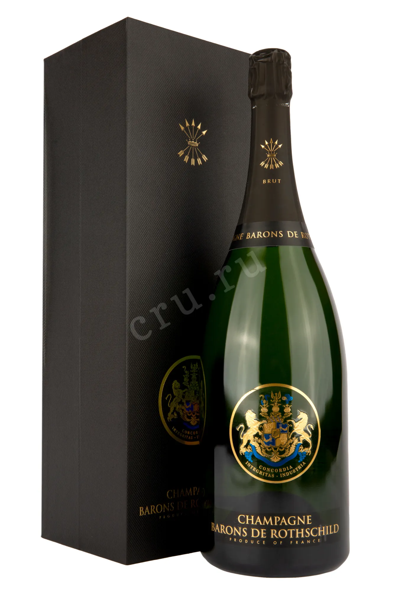 Фото — Шампанское Barons de Rothschild Brut in gift box  1.5 л