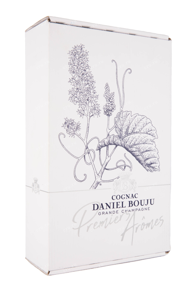 Подарочная коробка коньяка Даниэль Бужу Премьер Аром Гранд Шампань 0.7 с двумя бокалами 