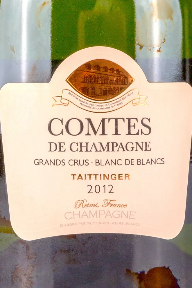 Шампанское Taittinger Comtes de Champagne Grands Crus Blanc de Blancs gift box 2012 0.75 л