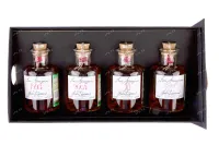 Арманьяк Baron G. Legrand Bas Armagnac gift set 4 wooden box 1993 0.2 л