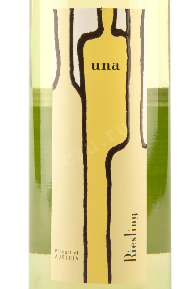 Этикетка Una Riesling 0.75 л