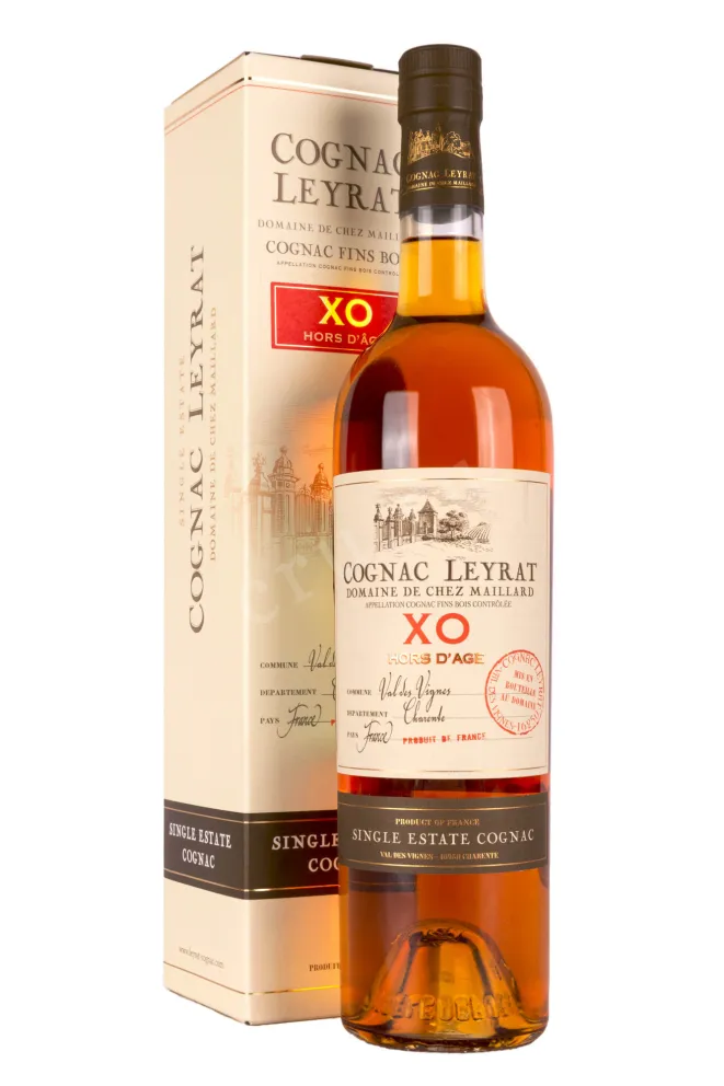 Коньяк Leyrat XO Hors d'Age wooden box  0.7 л