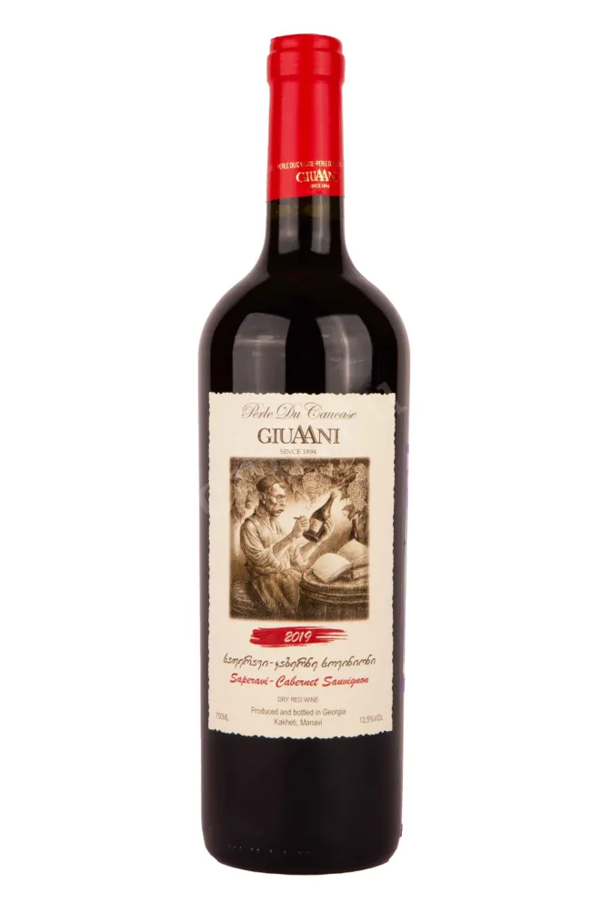 Вино Giuaani Perle du Caucase Saperavi Cabernet Sauvignon 2019 0.75 л