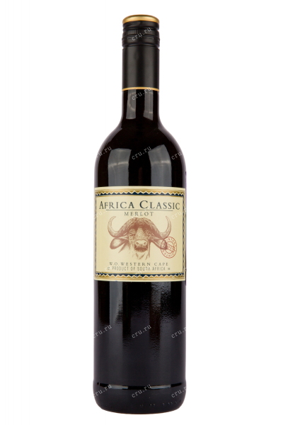 Вино Africa Classic Merlot 2019 0.75 л