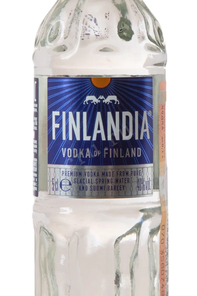 Этикетка Finlandia 0.05 л