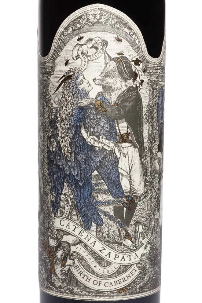 Этикетка Catena Zapata Birth Of Cabernet 2021 0.75 л