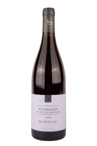 Вино Ropiteau Pommard Les Poutures Premier Cru 2018 0.75 л