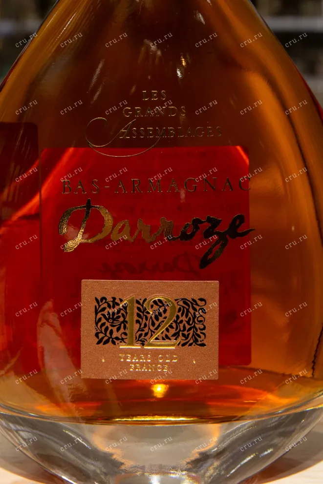 Этикетка Darroze Les Grands Assemblages 12 Ans d'Age 0.7 л