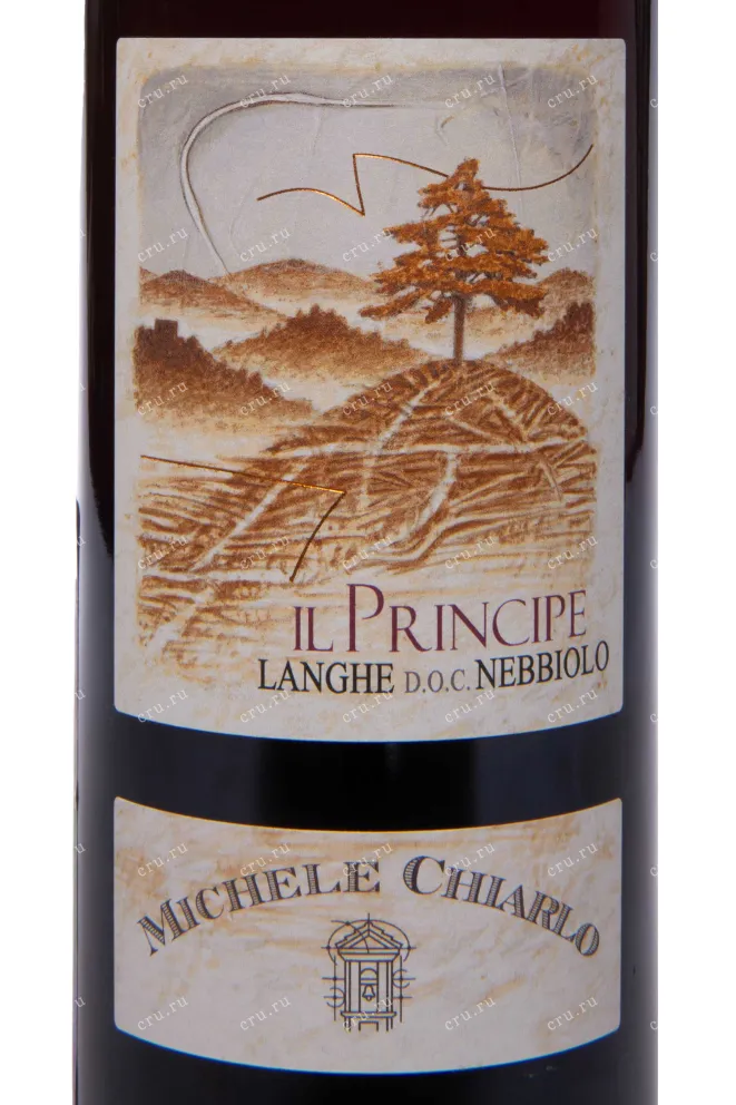 Этикетка Michele Chiarlo Il Principe Nebbiolo Langhe DOC 2022 0.75 л