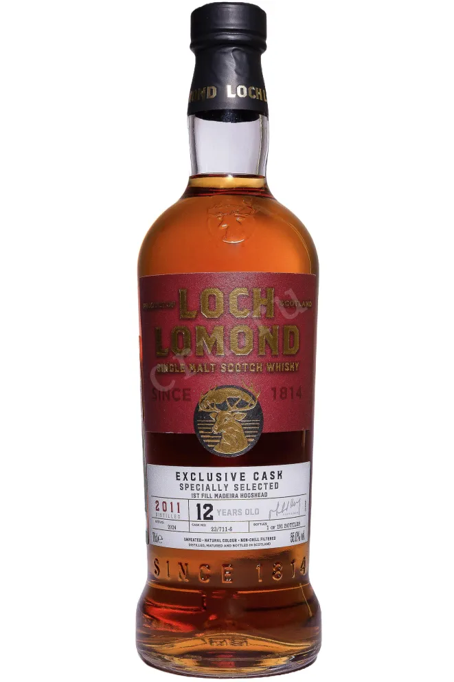 Бутылка Loch Lomond Exclusive Kask Specially Selected 12 years in tube 0.7 л
