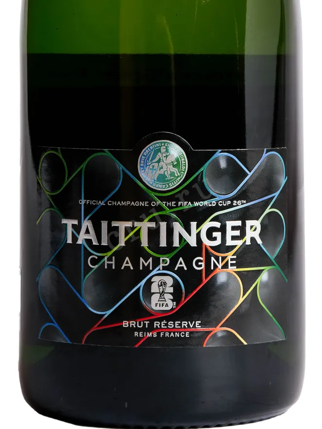 Этикетка Taittinger Brut Reserve 2022 0.75 л