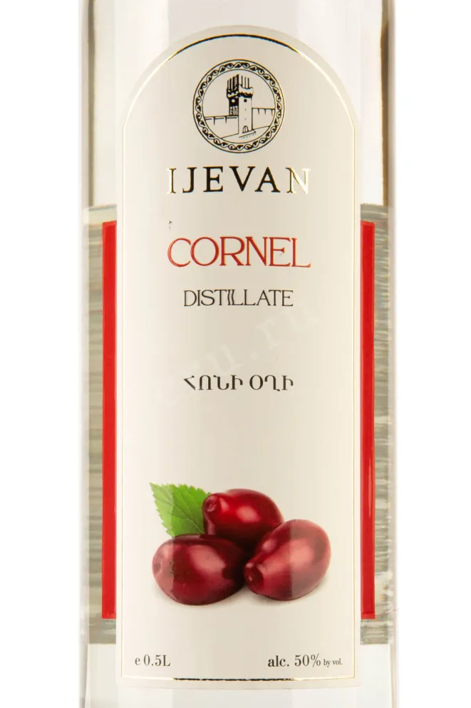 Этикетка Ijevan Cornel 0.5 л