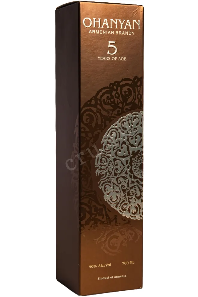 Подарочная коробка Ohanyan 5 Years in gift box 0.5 л