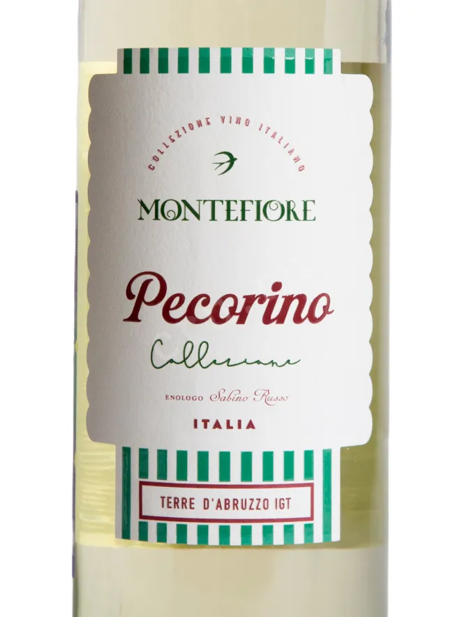 Этикетка Montefiore Pecorino Terre D'Abruzzo 2024 0.75 л
