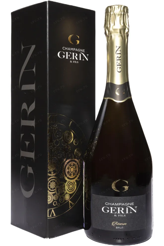 Шампанское Gerin & Fils Reserve Brut in gift box 2022 0.75 л