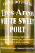 Этикетка Tres Arcos White 0.75 л
