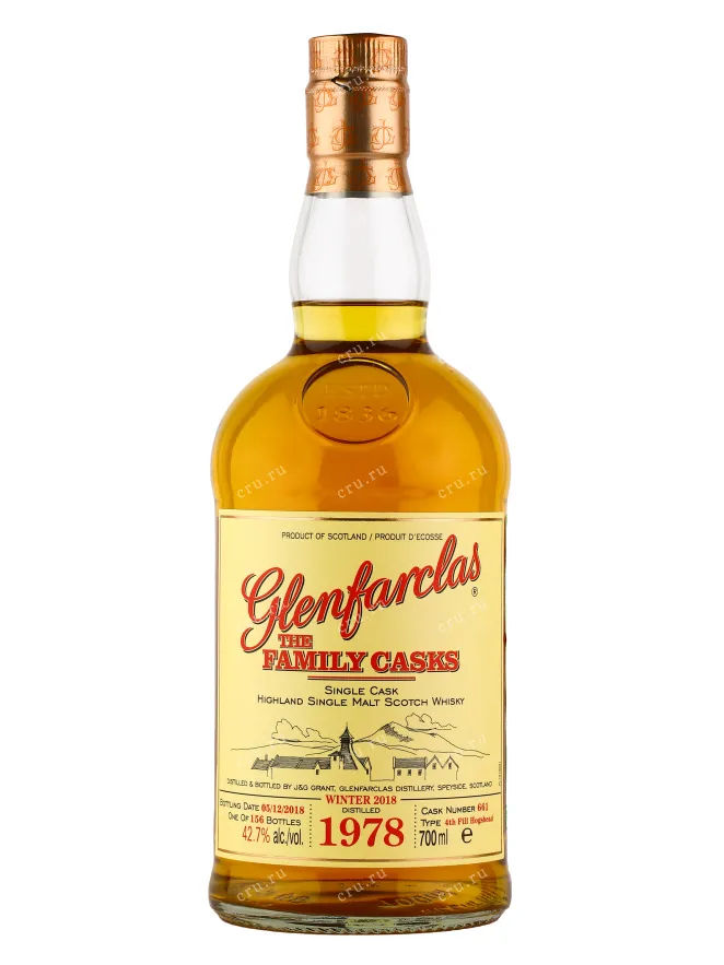 Виски Glenfarclas The Family Casks 1978 0.7 л