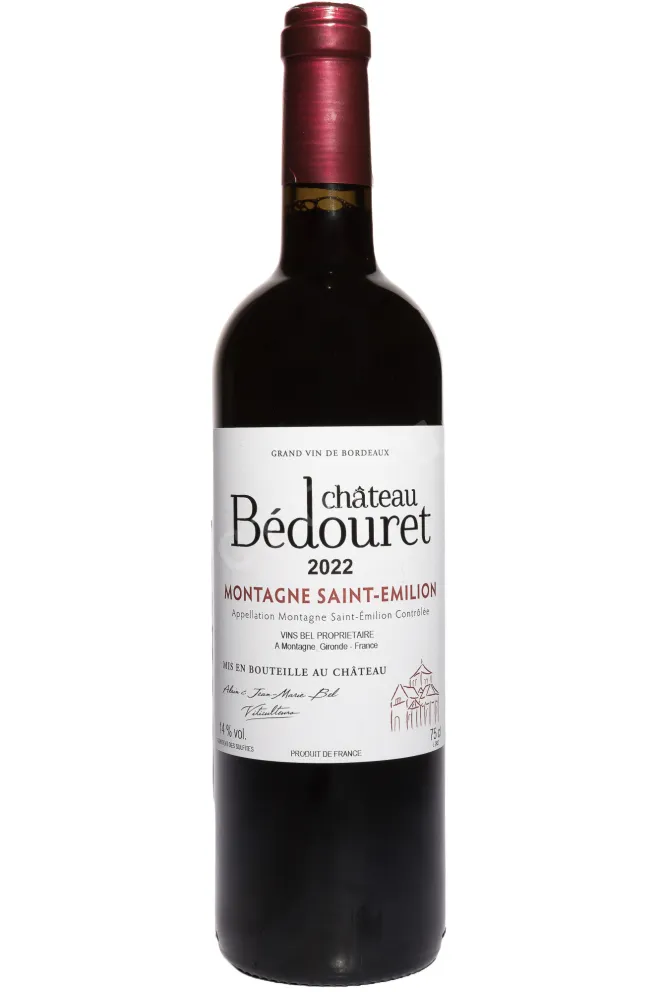 Вино Chateau Bedouret Montagne Saint-Emilion 2020 0.75 л