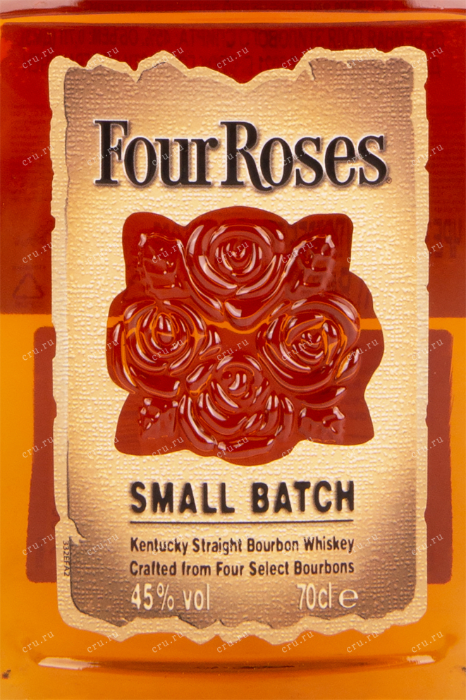 Этикетка виски Four Roses Small Batch 0.7