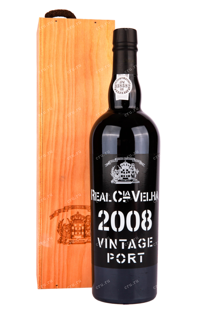 Бутылка в коробке портвейна Реал Компания Вэлья Винтаж в подарочной коробке 2008 0.75 л