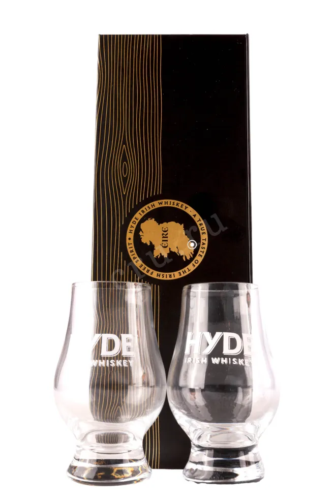 Набор с бокалами Hyde №9 Port Cask Finish in giftset with 2 glasses 0.7 л