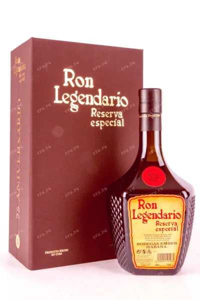 Ром  Legendario Ron Reserva Especial in gift box  0.7 л