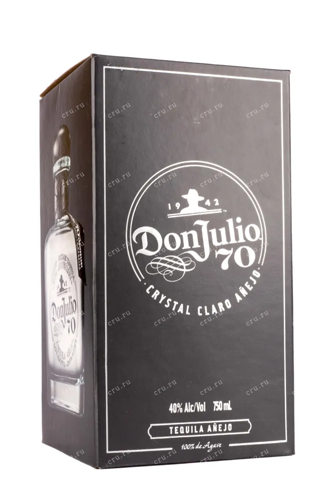 Подарочная коробка Don Julio 70 Cristalino Anejo gift box 0.75 л