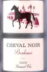 Этикетка Cheval Noir Bordeaux 2020 0.75 л