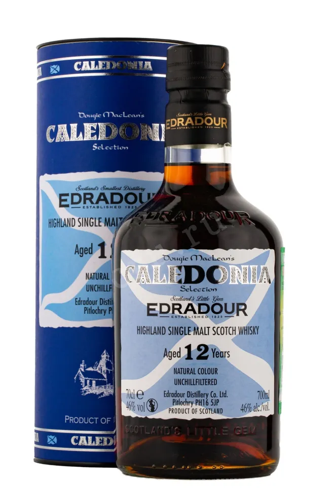Виски Edradour Caledonia 12 years in a tube  0.7 л