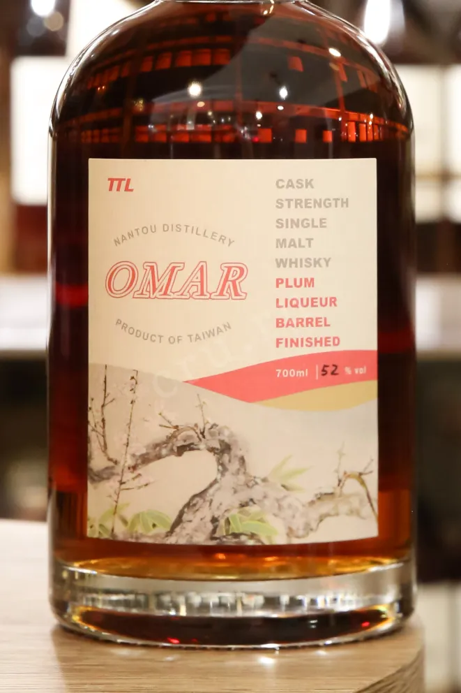 В магазине Крю Профи Omar Cask Strength Single Malt Orange Brandy Barrel Finished in gift box 0.7 л
