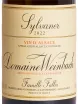 Этикетка Domaine Weinbach Sylvaner 2022 0.75 л
