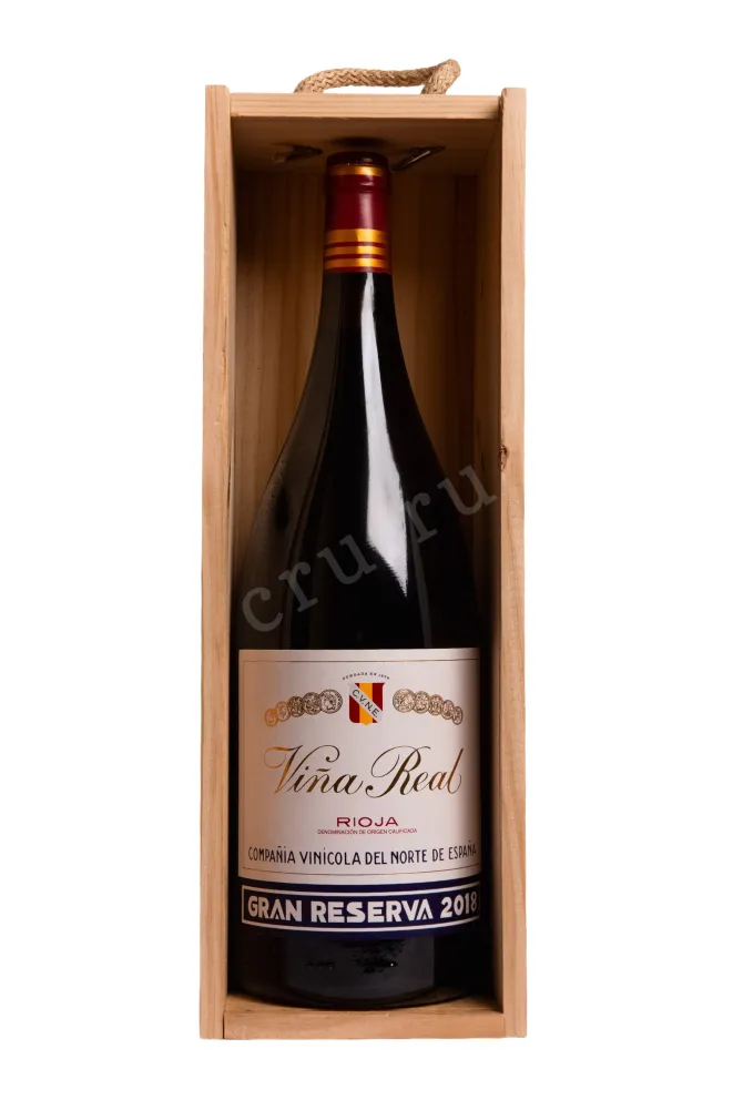 В деревянной коробке Vina Real Gran Reserva in wooden box 2018 1.5 л