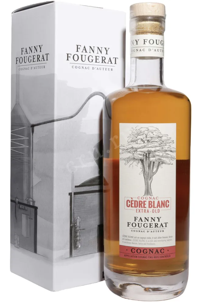 Коньяк Fanny Fougerat Cedre Blanc Extra Old Fins Bois in gift box  0.7 л