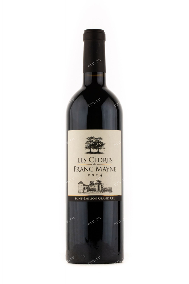 Вино Chateau Franc Mayne Les Cedres de Franc Mayne AOC Saint-Emilion Grand Cru 2014 0.75 л