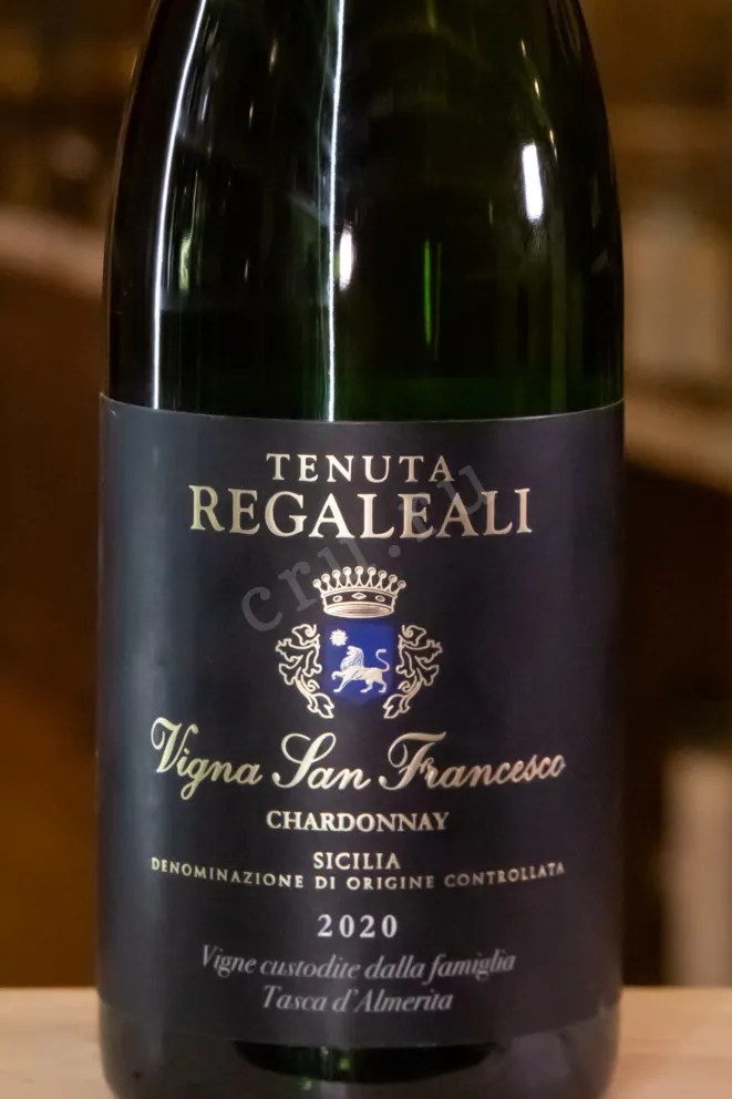 В магазине Крю Профи Tenuta Regaleali Chardonnay Vigna San Francesco 2020 0.75 л