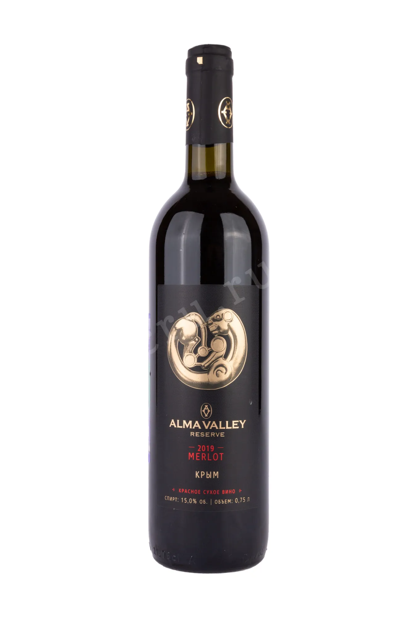 Фото — Вино Алма Велли Мерло Резерв 2019 0.75 л