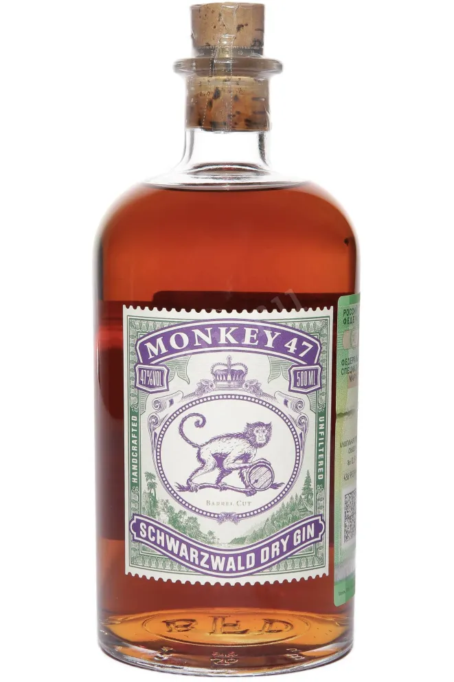 Бутылка Monkey 47 Barrel Cut in gift box 0.5 л