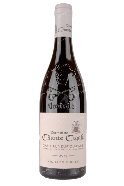 Вино Domaine Chante Cigale Chateauneuf-du-Pape Vieilles Vignes 2019 0.75 л