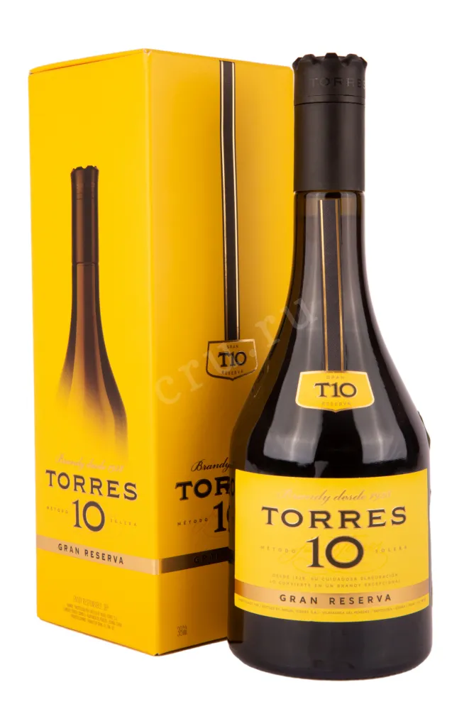 Бренди Torres 10 years Gran Reserva gift box  0.7 л