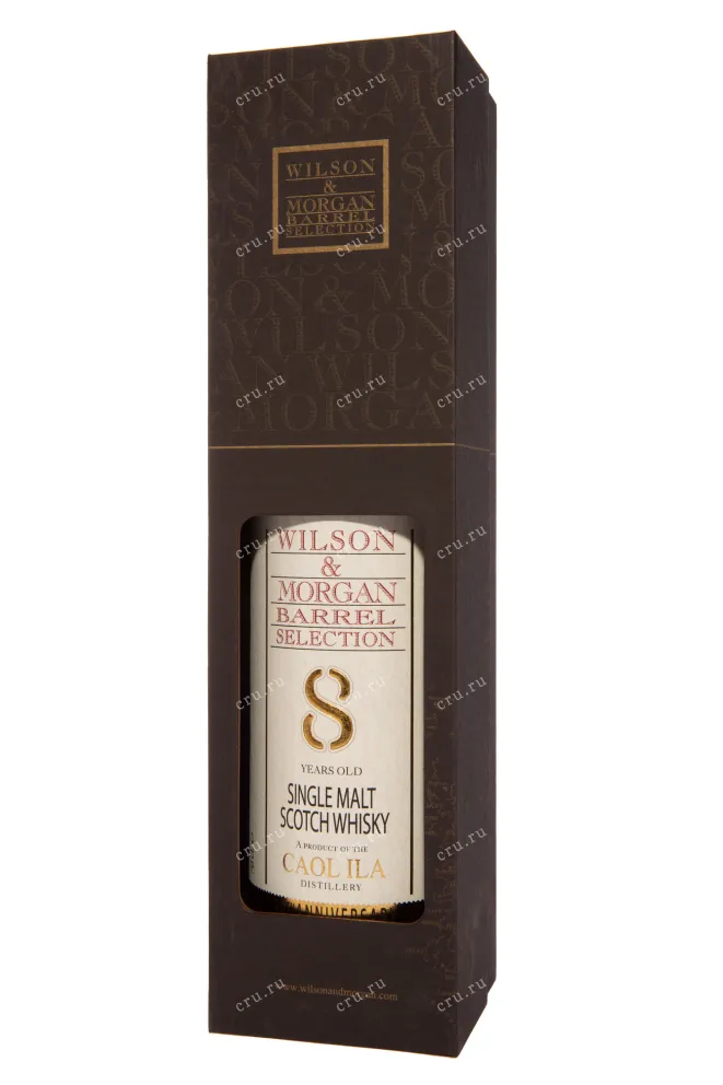 Подарочная коробка Wilson&Morgan Barrel Selection Caol Ila 8 years in gift box 0.7 л