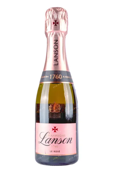 Шампанское Lanson Le Rose Brut 2018 0.2 л