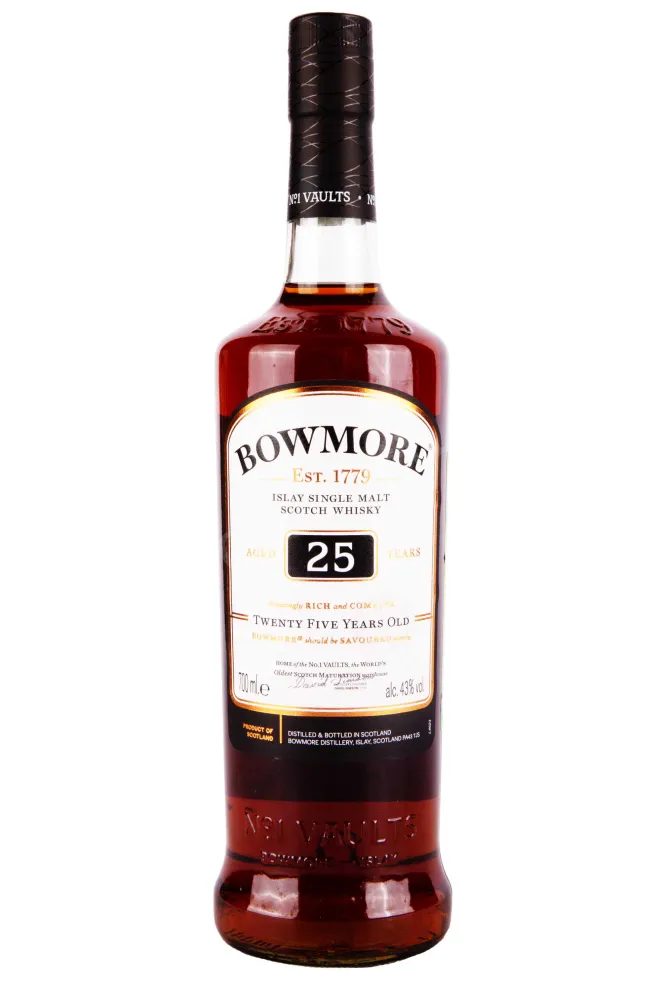 Бутылка Bowmore 25 years in gift box 0.7 л