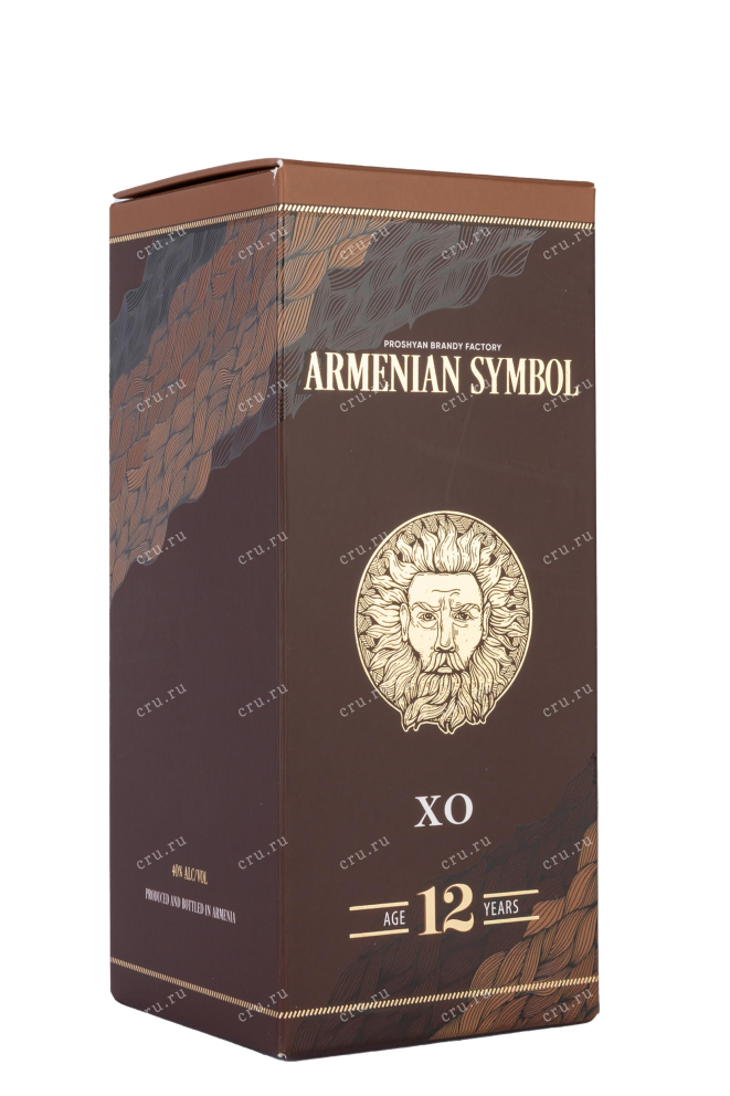 Подарочная коробка Armenian Symbol 12 years gift box 2008 0.7 л